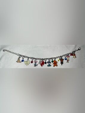 Women’s Silver Winnie the Pooh and Friends Charm Bracelet - 8” - NWOT